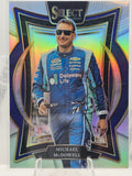 2025 Select Nascar Racing - #21 Michael McDowell  - Grandstand - Holo Silver