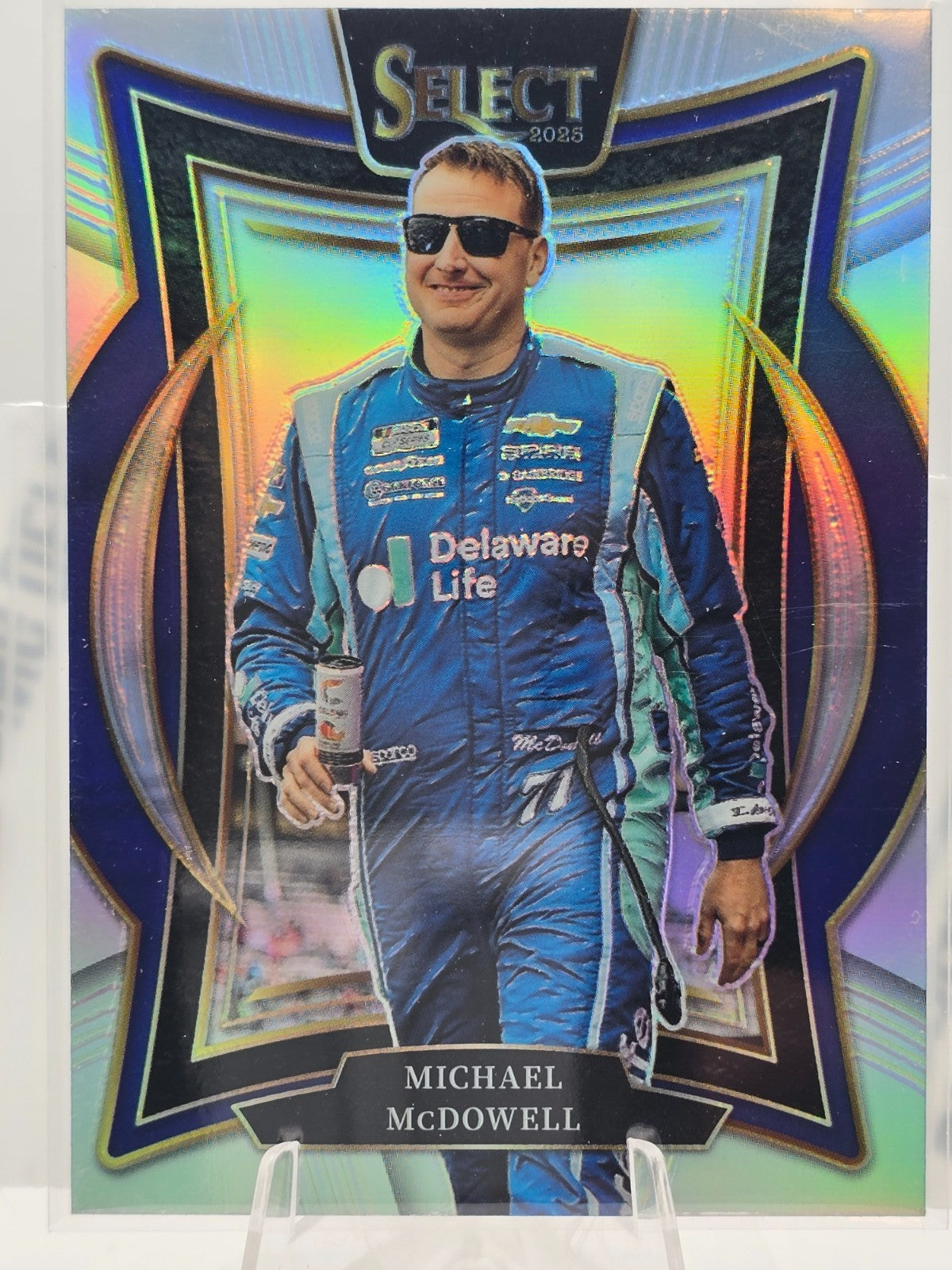 2025 Select Nascar Racing - #21 Michael McDowell  - Grandstand - Holo Silver