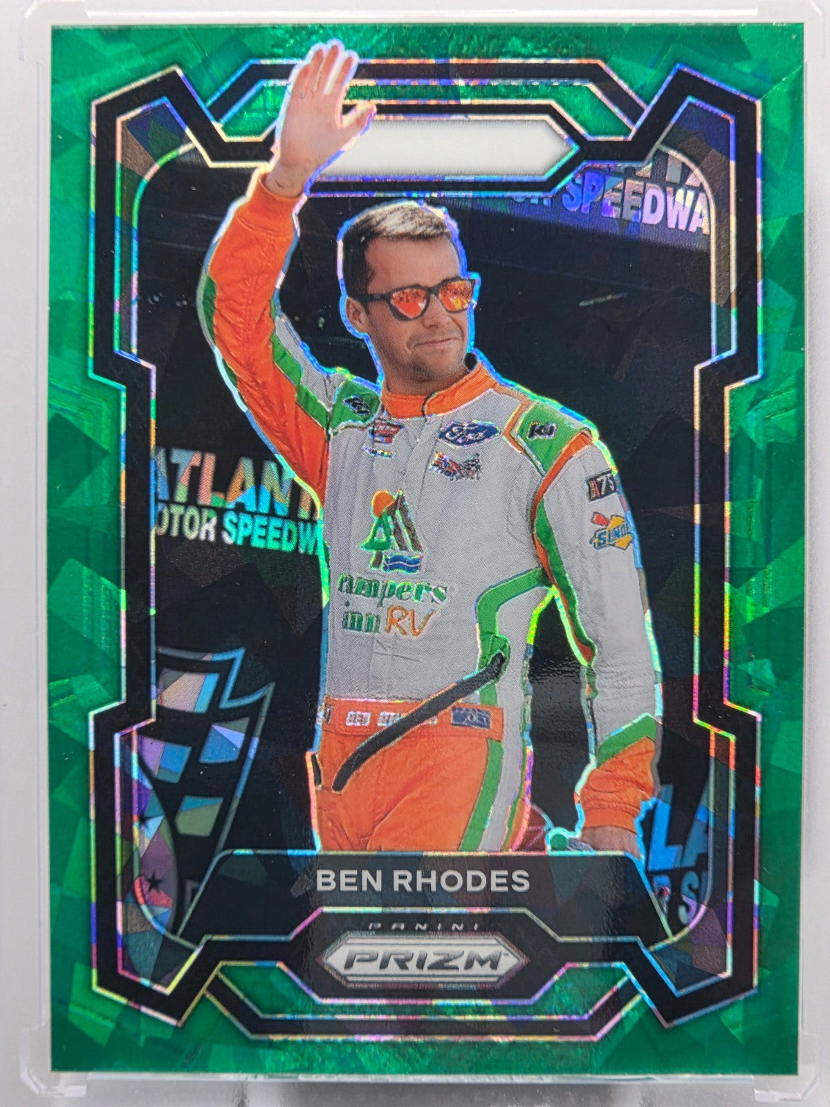 2024 Prizm Racing - Ben Rhodes  - Green Ice Prizm - #66 - Buy 3 Get 1!