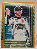 2025 Panini Donruss Racing Optic - #49 Tanner Gray  - Orange Velocity