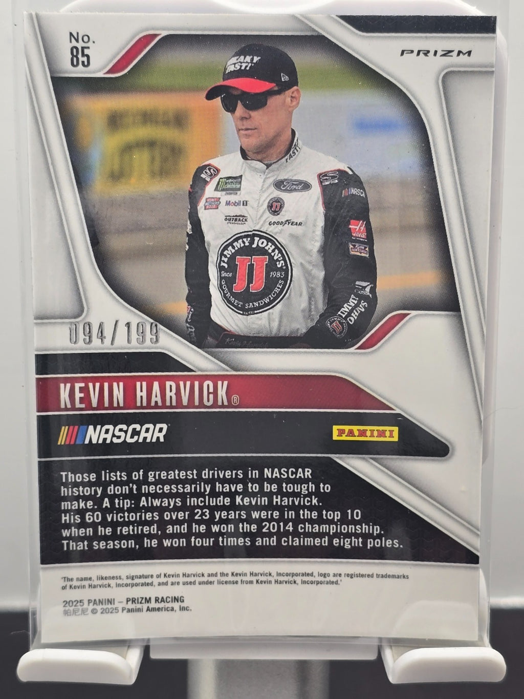 2025 Prizm Racing - #85 Kevin Harvic - Blue Prizm /199