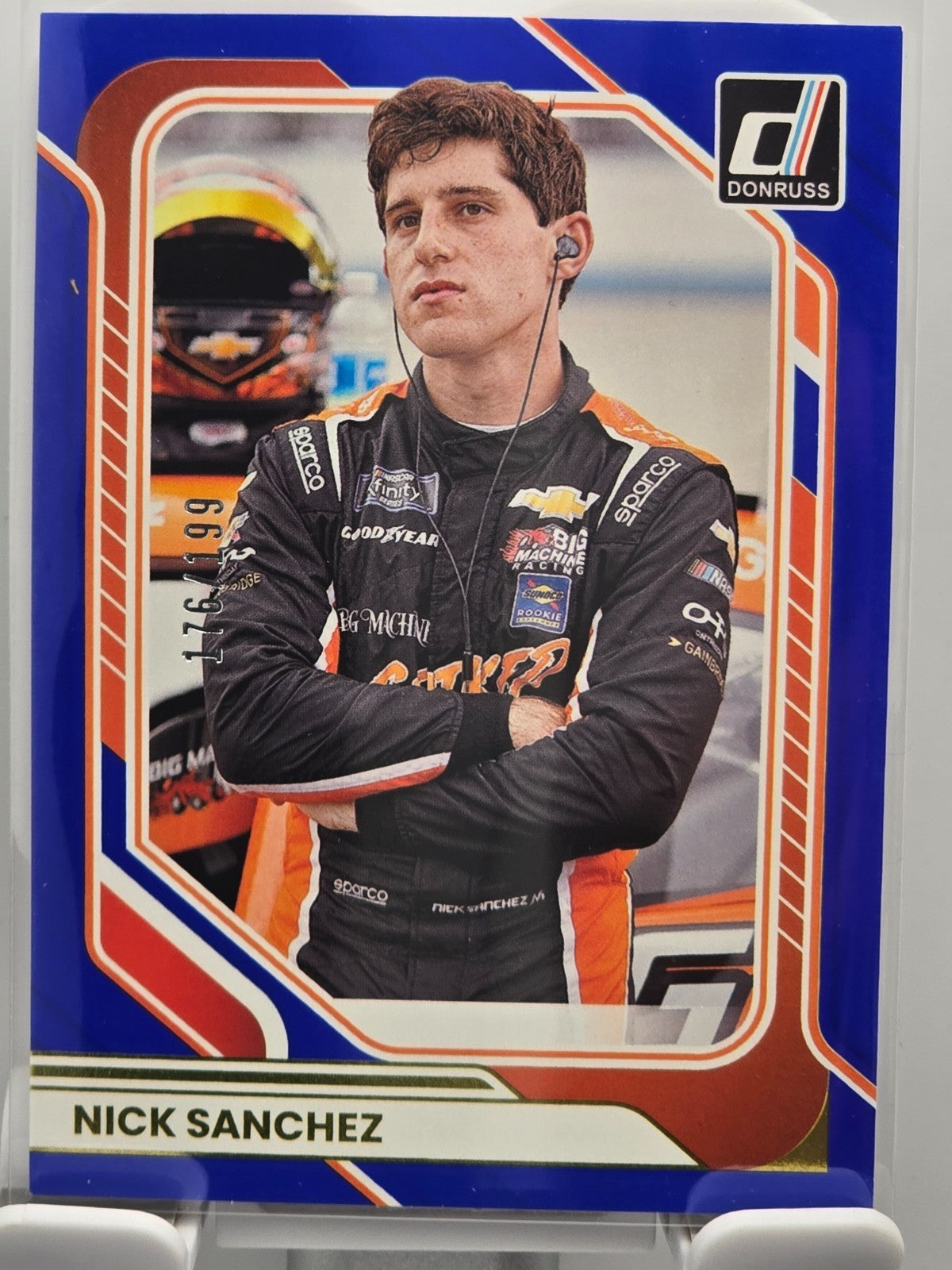 2026 Donruss NASCAR Racing - #92 Nick Sanchez - Blue Base /199