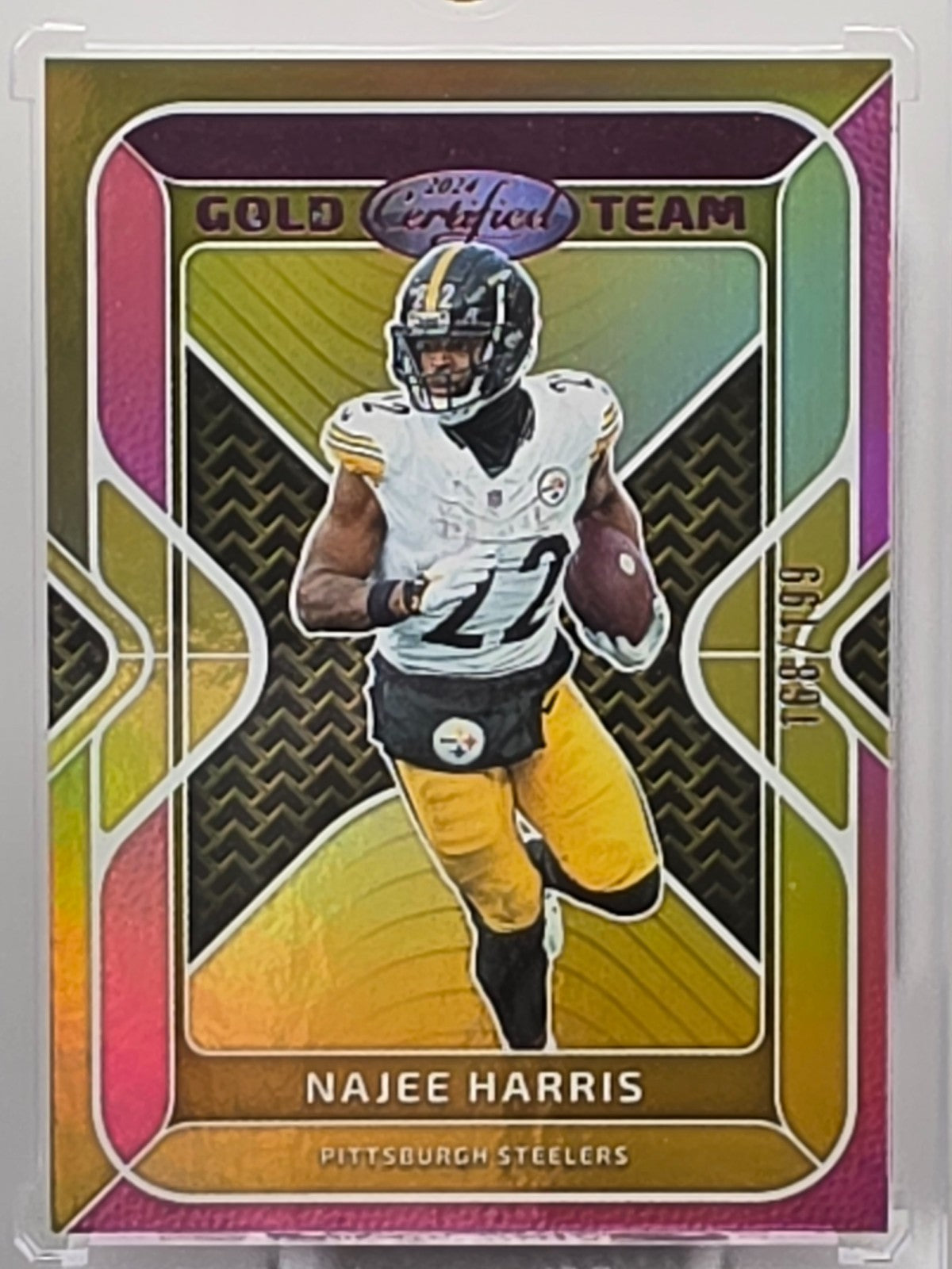 2024 Panini Certified - Najee Harris - Pink Mirrow /199- #GT-NH **Buy 3 Get 1**