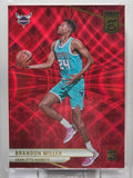 2023-24 Donruss Elite - Brandon Miller (RC) - Red  - #244
