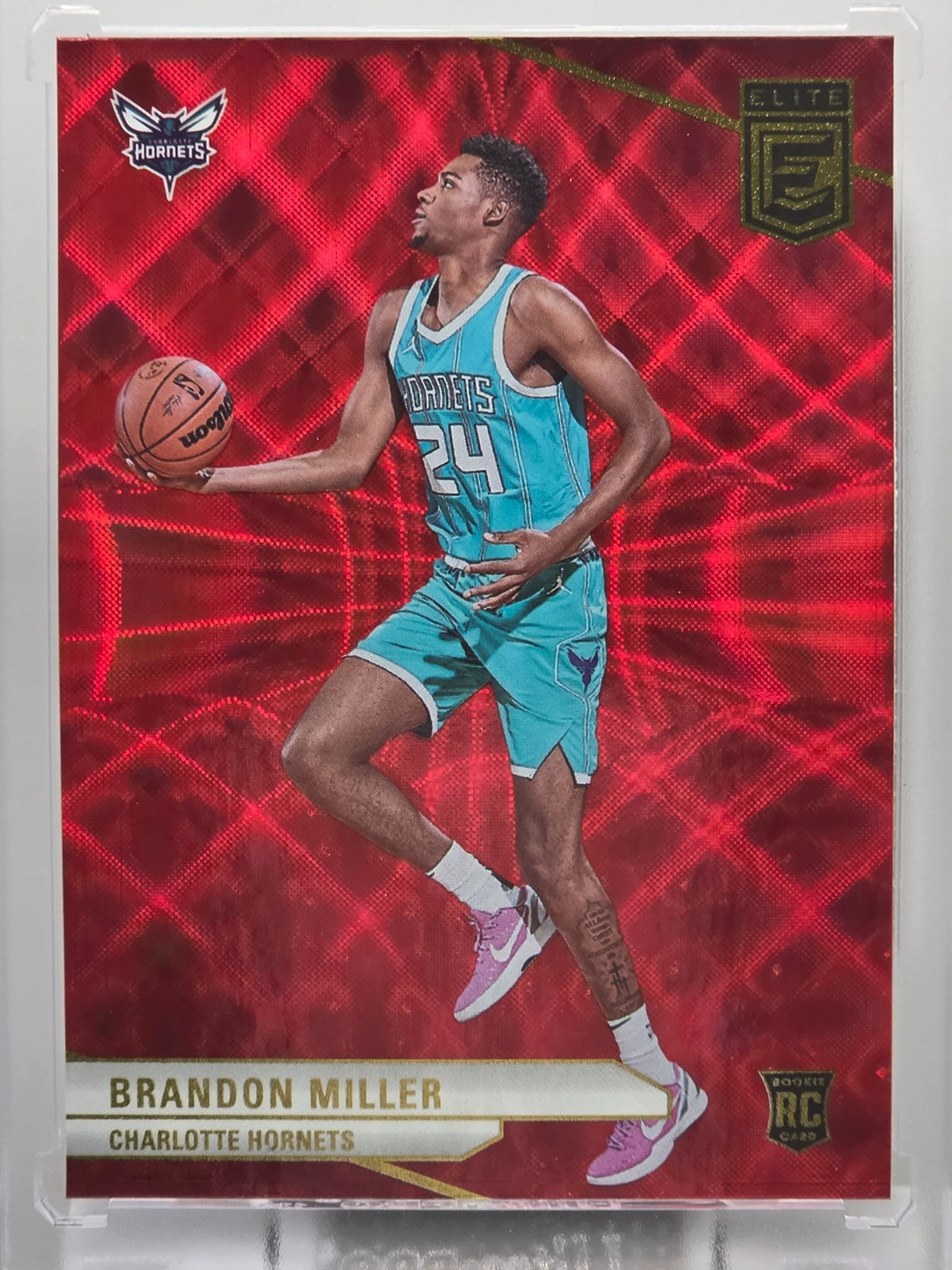 2023-24 Donruss Elite - Brandon Miller (RC) - Red  - #244