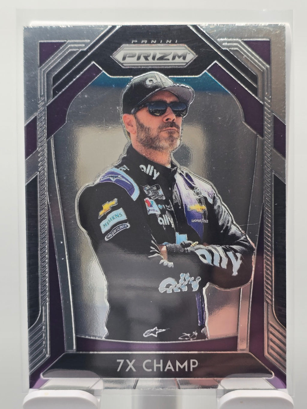 2020 Panini Prizm  - #21 Jimmie Johnson (Name Variation) - Base