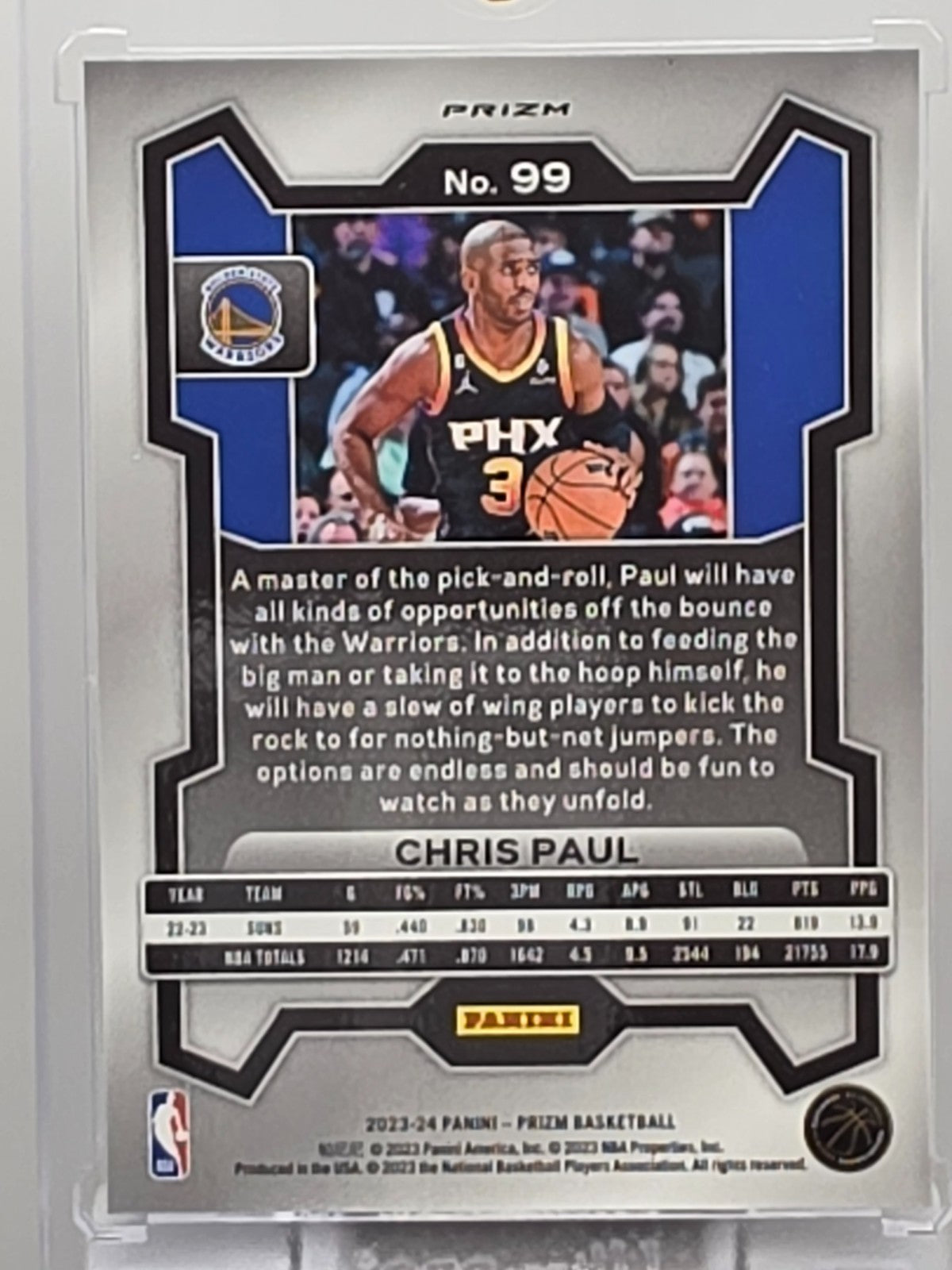 2023-24 Panini Prizm - Chris Paul - Green Prizm - #99