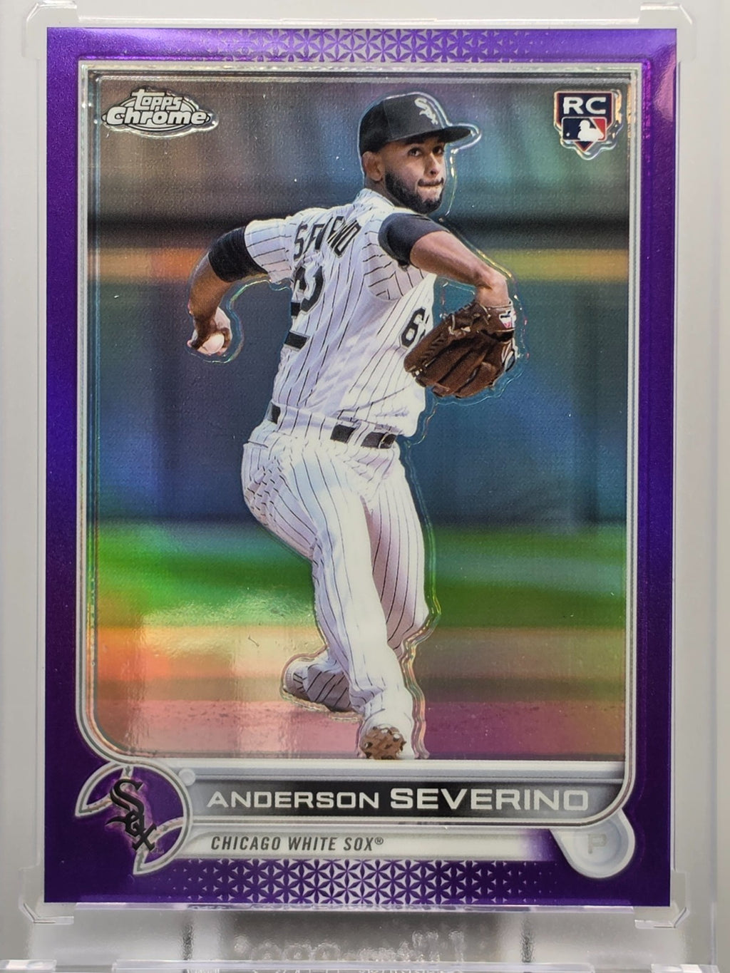 2022 Topps Chrome - Anderson Severing (RC) - Purple Refractor - #USC22
