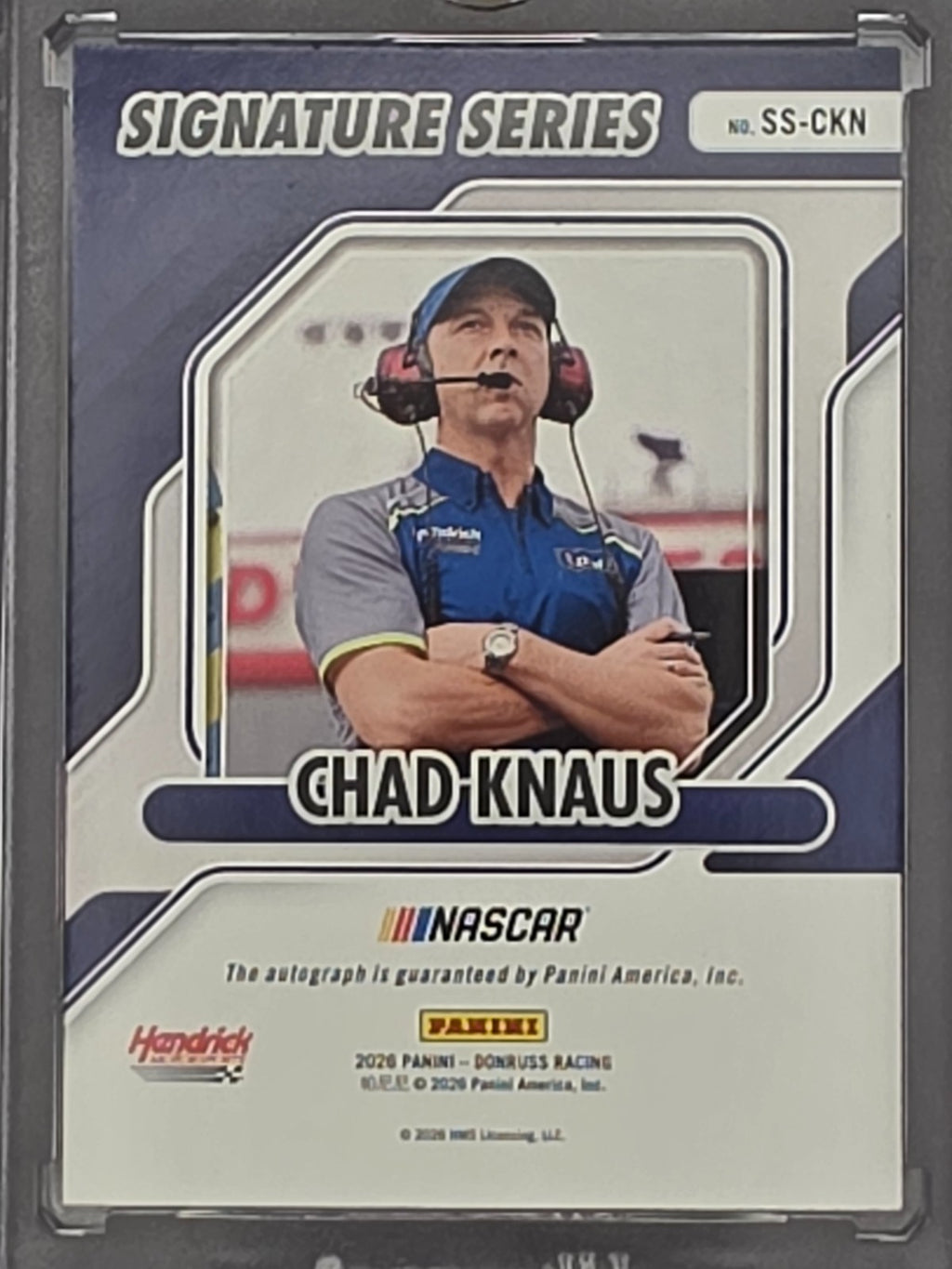 2026 Panini Donruss - Chad Knaus - Signature Series - #SS-CKN