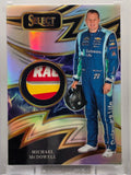 2025 Panini Select Racing - Michael McDowell - Sparks (nice patch!) - S-MMD