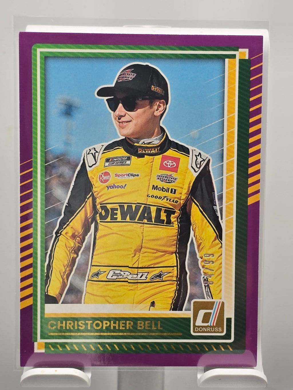 2025 Donruss NASCAR Racing - #70 Christopher Bell - Purple /99