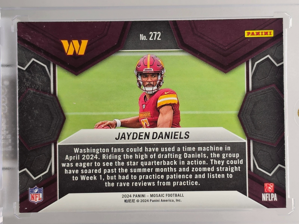 2024 Panini Mosaic - Jayden Daniels (RC) - Base Debut - #272 - ** Buy 3 Get 1 **