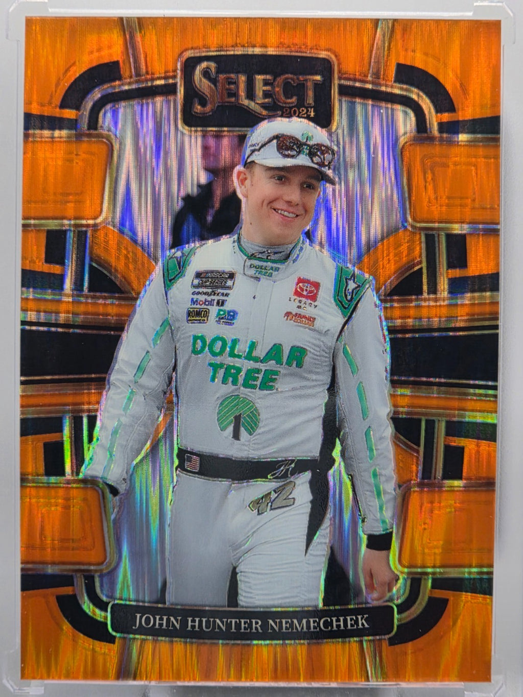 2024 Panini Select - John H Nemechek - Orange Flash Prizm - #22 - Buy 3 Get 1!