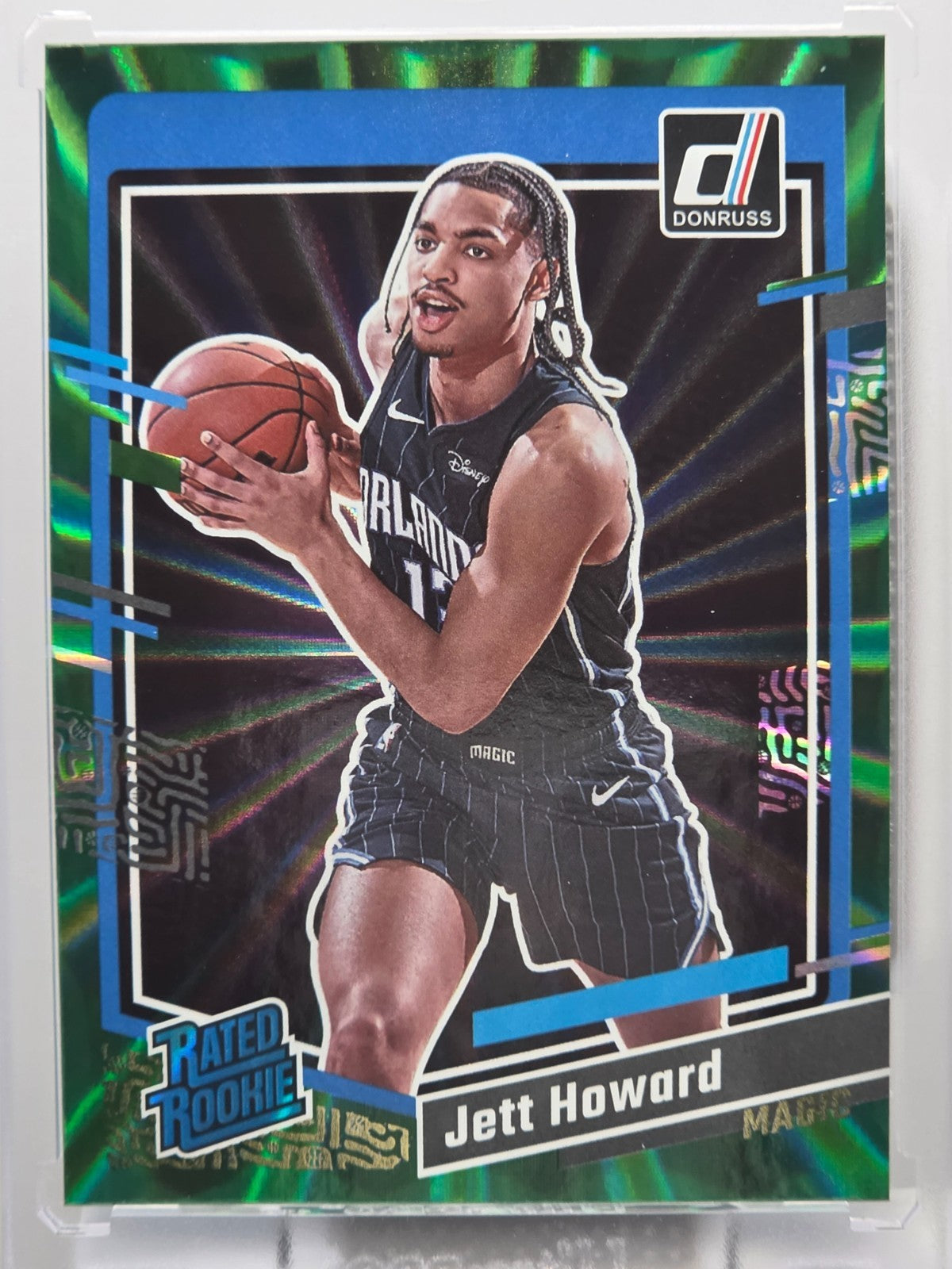2023-24 Donruss - Jett Howard (RC) - Holo Green Laser - #212