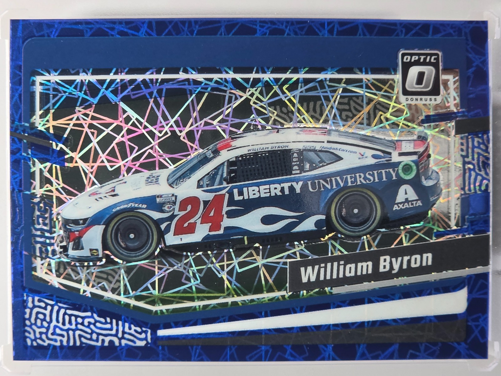 2024 Panini Donruss - William Byron - Blue Velocity - #84 - Buy 3 Get 1